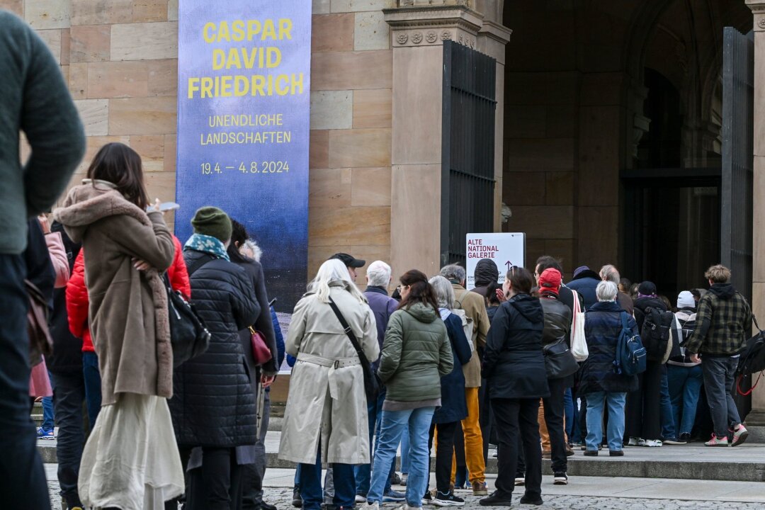 Run auf Caspar David Friedrich in Berlin - Im Vorverkauf wurden für die Caspar-David-Friedrich-Ausstellung bisher etwa 75.000 Einzeltickets verkauft.