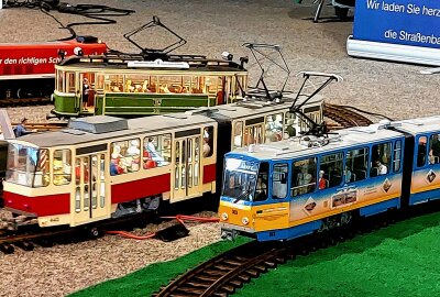 130 Jahre Straßenbahn: Größte Modellbahnschau Europas - Hier gibt's die ersten Bilder von der größten Modell-Straßenbahn-Ausstellung Europas, die Samstag und Sonntag in Plauen stattfindet. Foto: Karsten Repert