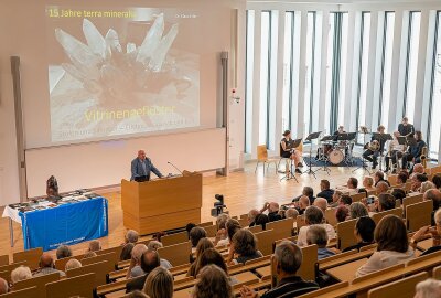 15 Jahre Terra Mineralia: Einblicke in die Welt der Mineralien und Wissenschaft in Freiberg - Impressionen der Jubiläumsfeier in Freiberg. Foto: Andreas Hiekel