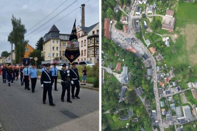 150 Jahre Feuerwehr in Chemnitz Wittgensdorf: Großer Festumzug begeistert - Es zog über drei Tage hinweg zahrlreiche Besucher in den Chemnitzer Ortsteil Wittgensdorf. Der Festumzug am Sonntag war eine der Höhepunkte.