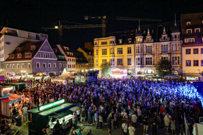 21. Zwickauer Stadtfest im August: Ein absolutes Highlight in der Schumannstadt - Impressionen vom Zwickauer Stadtfest 2023 - im Bild: Hauptmarkt Zwickau