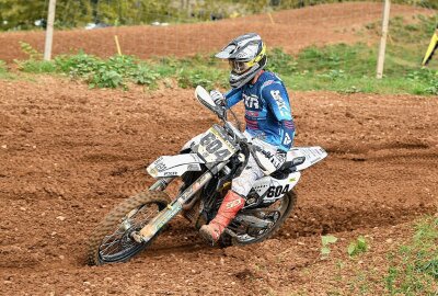 29. Motocross Thurm war das erwartete MX-Fest - Jimmy Opitz aus Werdau. Foto: Thorsten Horn