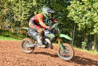 29. Motocross Thurm war das erwartete MX-Fest - Eddi Haustein aus Marienberg. Foto: Thorsten Horn