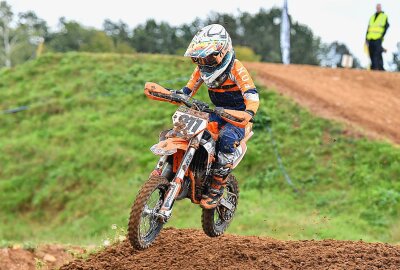 29. Motocross Thurm war das erwartete MX-Fest - Oskar Walther aus Burkersdorf. Foto: Thorsten Horn