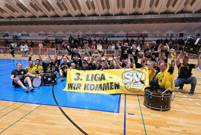 3. Liga: Die Plauener Handballer spielen nächste Saison gegen Aue! - Hier gibt es Bildimpressionen vom Aufstiegsspiel des SV 04 Oberlosa in Wittenberg. Foto: Pressebüro Repert