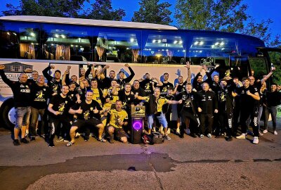 3. Liga: Die Plauener Handballer spielen nächste Saison gegen Aue! - Hier gibt es Bildimpressionen vom Aufstiegsspiel des SV 04 Oberlosa in Wittenberg. Foto: Pressebüro Repert