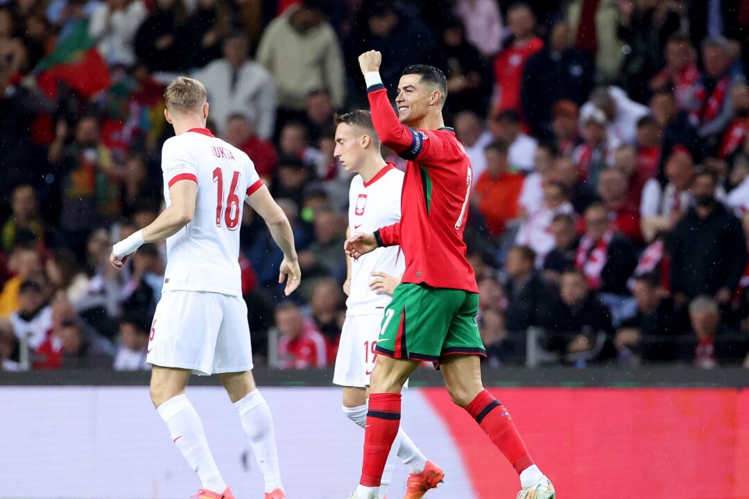 5:1 gegen Polen: Portugal im Nations-League-Viertelfinale - Cristiano Ronaldo traf gegen Polen doppelt.