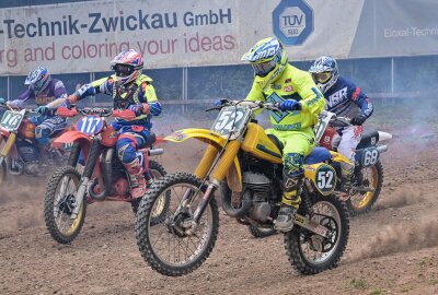 60. Motocross-Jubiläum in Culitzsch lockt Fahrer aus ganz Europa an - In Culitzsch fand das Finale der  60. Classic Europameisterschaft statt. Foto: Ralf Wendland