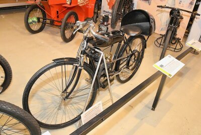 60. Todestag des DKW-Gründers Jörgen Skafte Rasmussen - Die erste DKW-Werksrennmaschine der Zschopauer Motorenwerke J. S. Rasmussen, ebenfalls von 1922. Foto: Thorsten Horn