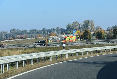 A14 Richtung Leipzig: Stau und Vollsperrung nach mehreren Unfällen - Freitagvormittag kam es zu mehreren Unfällen auf der A14 in Richtung Leipzig. Foto: Sören Müller