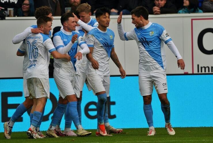 Achtelfinale im Sachsenpokal: Chemnitzer FC hat ein klares Ziel - Der Chemnitzer FC warf in der dritten Runde im "Wernesgrüner Sachsenpokal" Titelverteidiger SG Dynamo Dresden aus dem Wettbewerb und trifft nun auf den Dresdner SC 1898. Foto: Marcus Hengst