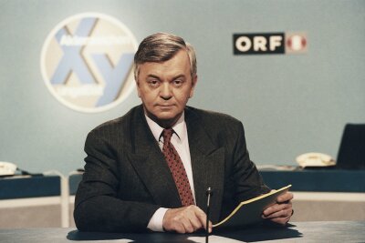 "Aktenzeichen XY": Österreicher Peter Nidetzky gestorben - Peter Nidetzky im ORF-Studio der Sendung "Aktenzeichen XY ...ungelöst".