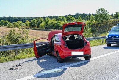 Alkoholisierter Geisterfahrer verursacht Crash auf der A4 - Geisterfahrer verursacht PKW-Crash auf der A4. Foto: LausitzNews/ Philipp Grohmann