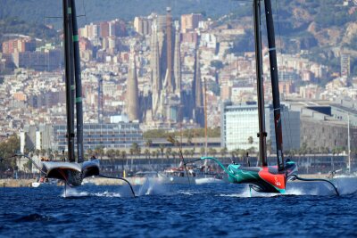 America's Cup: Neuseeland siegt zum fünften Mal - Neuseelands Segler (r) haben erneut den America's Cup gewonnen.