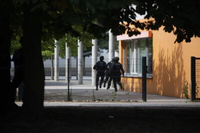 Amok-Alarm Anton-Philipp-Reclam-Gymnasium in Leipzig. Foto: Christian Grube