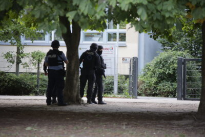 Amok-Alarm Anton-Philipp-Reclam-Gymnasium in Leipzig. Foto: Christian Grube