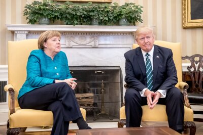 Angela Merkel veröffentlicht ihre Memoiren "Freiheit" - Gespräch im Oval Office vor der eher kontroversen Pressekonferenz. (Archivbild)