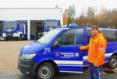 Annaberger THW gelingt eine außergewöhnliche Rettung - Phillip Mann ist als Ortsbeauftragter für den Annaberger THW-Ortsverband zuständig. Foto: Andreas Bauer