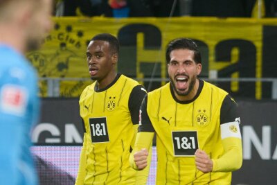 Auch mit Rumpftruppe: BVB-Sieg gegen Graz Pflicht - Endlich wieder Grund zu jubeln: BVB-Kapitän Emre Can.