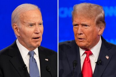 Aufgeladene Begegnung: Biden empfängt Trump im Weißen Haus - Die beiden Ex-Kontrahenten Biden und Trump treffen sich kommende Woche im Weißen Haus. (Archivbild)