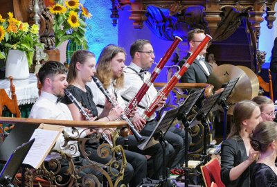 Augustusburger "Kronjuwelen": 6. Musiksommer begeistert riesiges Publikum - Die jungen Musiker begeisterten einen Monat lang das Publikum. Foto: Andreas Bauer