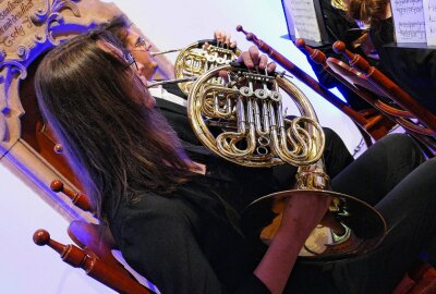 Augustusburger "Kronjuwelen": 6. Musiksommer begeistert riesiges Publikum - Blasinstrumente gehören ebenso zum Orchester wie Streichinstrumente. Foto: Andreas Bauer