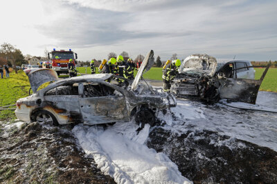 Schwerer Unfall in Glauchau. Foto: Andreas Kretschel