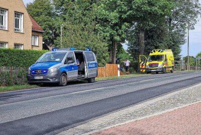 Autounfall in Großgrabe: Fahrerin landet zwischen Baum und Zaun - Die Fahrerin eines Renault kam aus bislang ungeklärter Ursache von der Fahrbahn ab. Foto: xcitepress