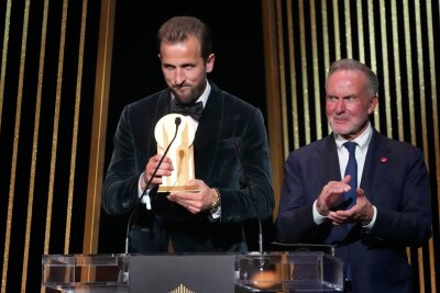 Ballon d'Or: Rodri und Bonmatí feiern, Beckenbauer geehrt - Bayern-Star Harry Kane erzielte die meisten Tore.