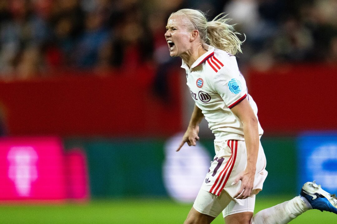 Bayern-Frauen gewinnen in Fußball-Königsklasse gegen Turin - Pernille Harder trifft auch gegen Turin.