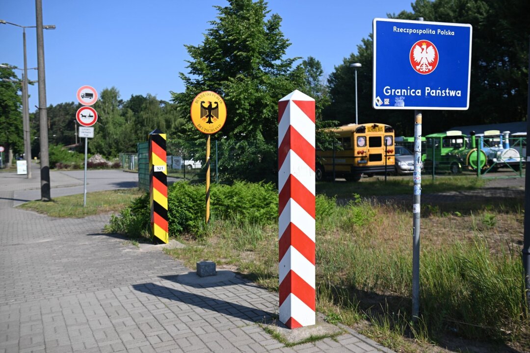 Belarus-Route: Wieder mehr Migranten unterwegs - Der deutsch-polnische Grenzübergang Swinoujscie-Ahlbeck.