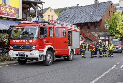 Brand an Grenze in Potucky: Feuerwehren aus Deutschland im Löscheinsatz - Die Feuerwehr konnte den Brand zügig löschen. Foto: Bernd März