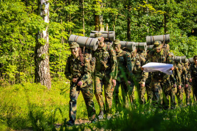 Bundeswehr-Camp in Frankenberg: Sommerferien mit Abenteuer-Garantie - In diesem Juni begrüßte das Camp knapp 60 Jugendliche.