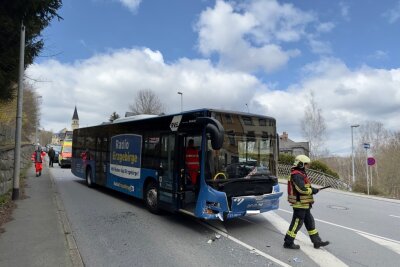 In Aue kam es zu einem Unfall. Foto: Daniel Unger