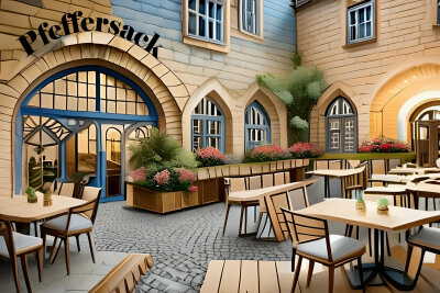 Ein Restaurant namens Pfeffersack in Freiberg am Dom