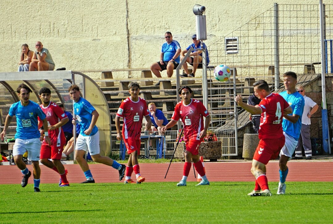 CFC-U19: 1. FC Köln eine Nummer zu groß - Die U19 des Chemnitzer FC hat in der ersten Runde im "Deutschen-Junioren-Vereinspokal" gegen den 1. FC Köln verloren. Foto: Marcus Hengst