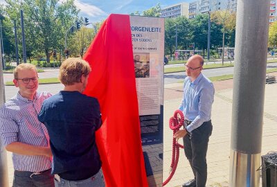 Chemnitz feiert 50 Jahre Fritz-Heckert mit buntem Programm und Einweihungen - Das "Grüne Herz" wurde neu gestaltet. Foto: Steffi Hofmann