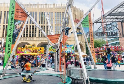 Chemnitz feiert Riesen-Kinderfest - Sport, Spaß und Unterhaltung: Das "Charlie" Kinderfest lädt zum Mitmachen ein. Foto: Steffi Hofmann