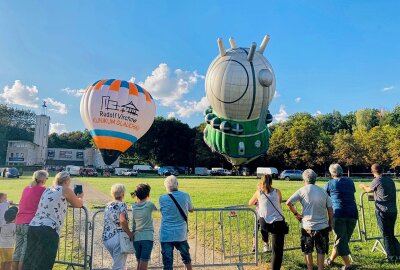 Chemnitzer Ballonfest ist eröffnet - Das Ballonfest im Chemnitzer Küchwald ist eröffnet. Foto: Steffi Hofmann