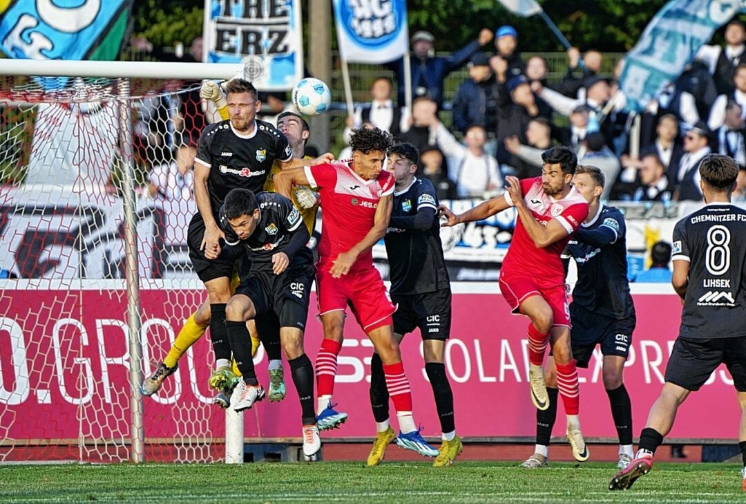 Chemnitzer FC bestreitet Kellerduell - Der Chemnitzer FC hat am Samstag beim ambitionierten Greifswalder FC ein 1:1-Unentschieden erkämpft. Foto: Marcus Hengst