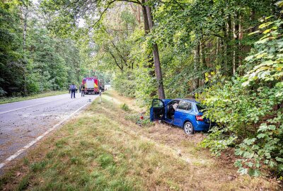 Crash auf der B6: PKW kollidiert nach Kontrollverlust mit Baum - Ein Fahrer verlor die Kontrolle über seinen PKW und kollidierte mit einem Baum. Foto: xcitepress/Rico Loeb