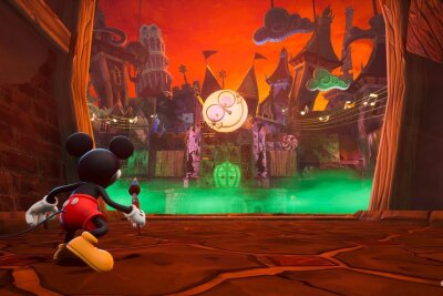 Darum ist der September wohl der charmanteste Gaming-Monat 2024 - Mickey Mouse wie ihn keiner kennt - das war der Zauber von "Disney Epic Mickey". Im Waseland stecken vergessene Disneyfiguren fest. Micky ist nur mit Pinsel, Farbe und Verdünner bewaffnet, um die Welt wieder bunter zu machen. Under dem Beinamen "Rebrushed" erscheint am 24. September ein Remake des 3D-Plattformers für alle aktuellen System. 