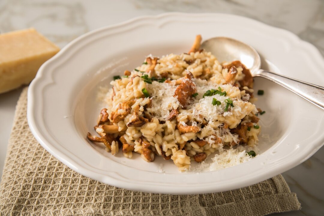 Das Geheimnis für ein perfektes Risotto - Risotto lässt sich vielseitig kombinieren. Passend zum Herbst bieten sich Kürbis oder Pilze an.