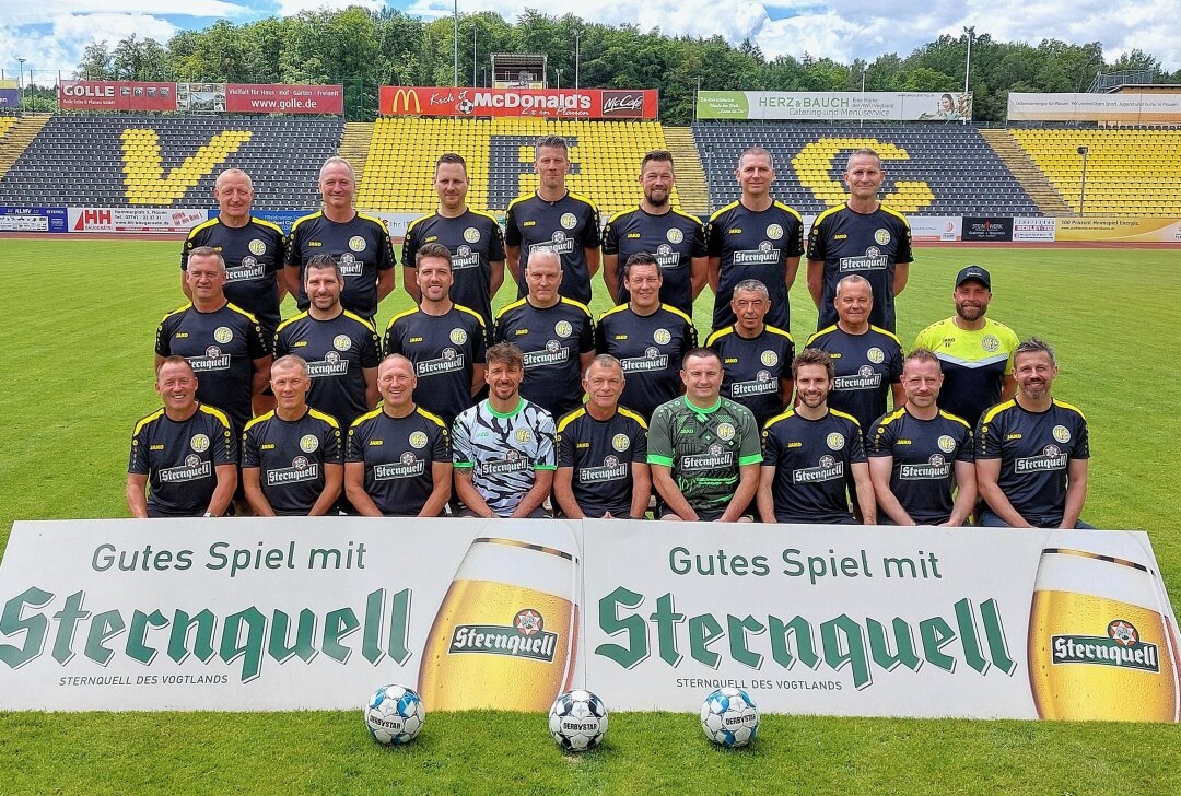 Das sind die Aufgebote: FSV-Helden empfangen die VFC-Traditionself - Die VFC Traditionself bestreitet morgen in Zwickau das Vorspiel gegen die FSV-Legenden. Foto: Karsten Repert (Archiv)