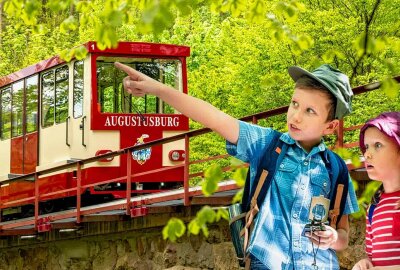 Das wird ein Fest! "Alte Lady" mit heißem Draht zu guter Laune - Der Verkehrsverbund Mittelsachsen lädt am 16. Juni zum Drahtseilbahnfest in Augustusburg ein. Foto: Drahtseilbahn Augustusburg