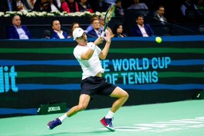 Deutsches Davis-Cup-Team verpasst Finale - Daniel Altmaier konnte das deutsche Tennis-Team nicht in Führung bringen.