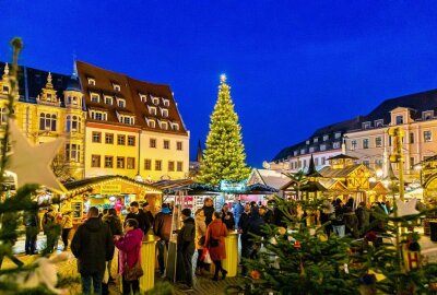 Diese Weihnachtsmärkte finden 2024 in Westsachsen statt - Wann wird der Zwickauer Weihnachtsmarkt 2024 erstrahlen? Foto: Kultour Z / Archiv