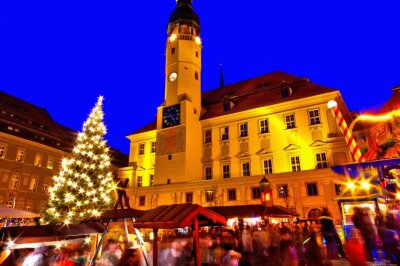 Der Görlitzer Weihnachtsmarkt. 