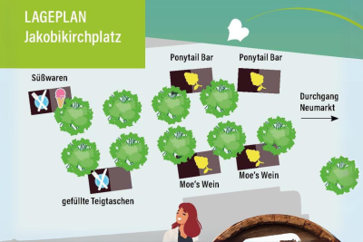 Diese Winzer nehmen am Chemnitzer Weinfest 2024 teil - Auch auf dem Jakobikirchplatz wird ein Teil des Weinfests, nämlich die Weinlounge, zu finden sein.