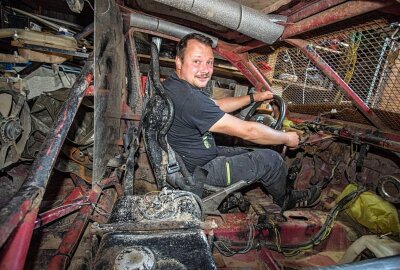 Dieses Wochenende: Crash-Car-Rennen in Seiffen -  Nicht mehr viel erinnert an diesem Innenraum an einen Honda Civic. Foto: Jan Görner